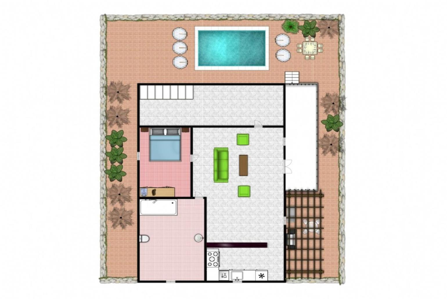 Villa Ramos Dos Puerto Calero Exteriör bild